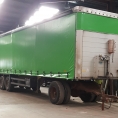 Rideau de camion en bâche PVC uni vert