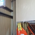 Séparation de bâtiment avec une toile PVC